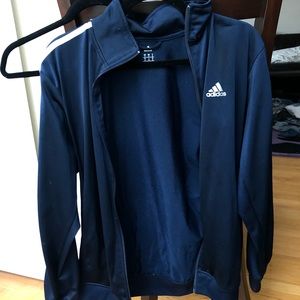 Navy Adidas track jacket